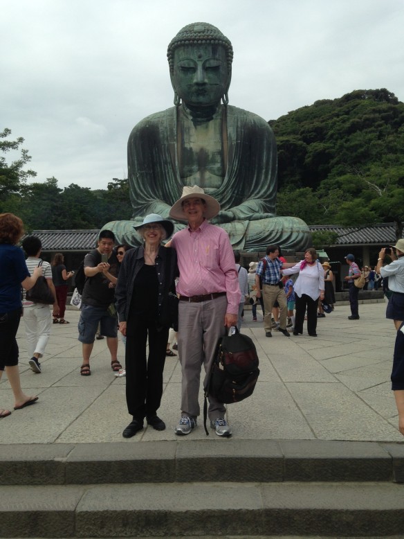 With Beth Schultz and Kamakura Buddha